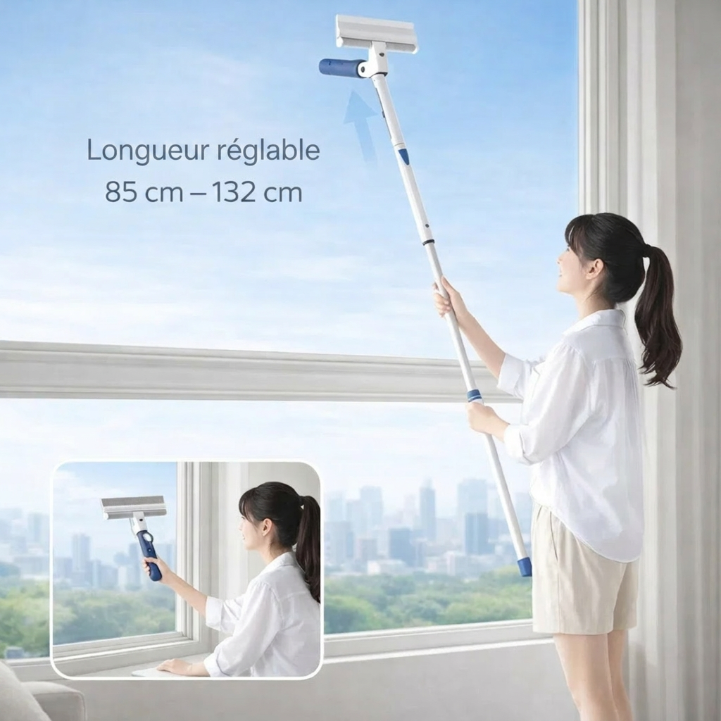 ClairNet — Des vitres impeccables en un seul geste