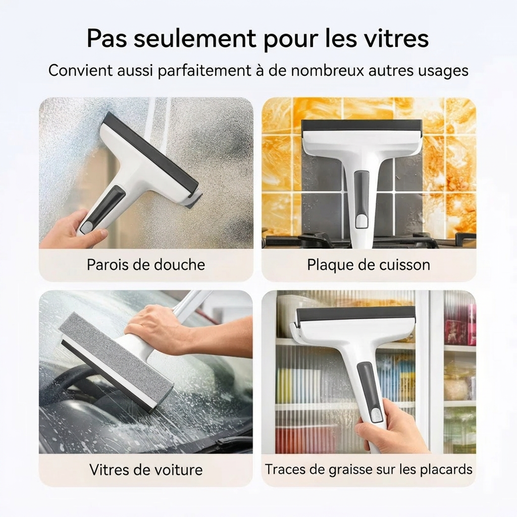 ClairNet — Des vitres impeccables en un seul geste